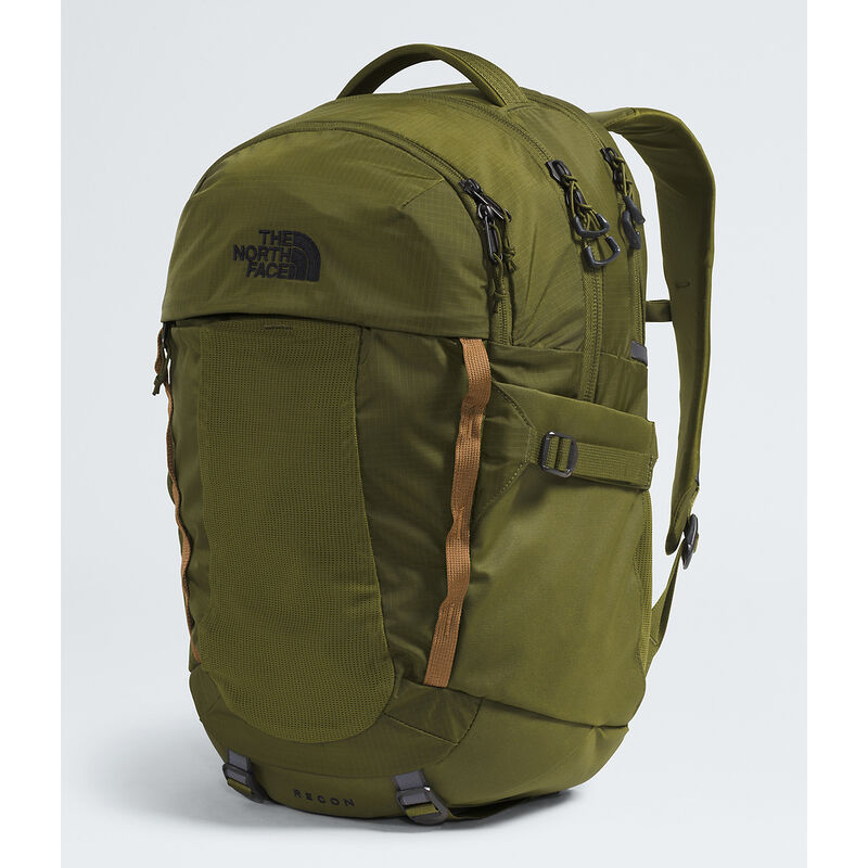 Women's Recon Backpack, FOREST OLIVE-UTILITY BROWN, hi-res image number 6