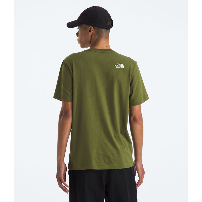 Men's Evolution Half Dome Short-Sleeve Tee, WOODLAND GREEN-TNF WHITE, hi-res image number 2