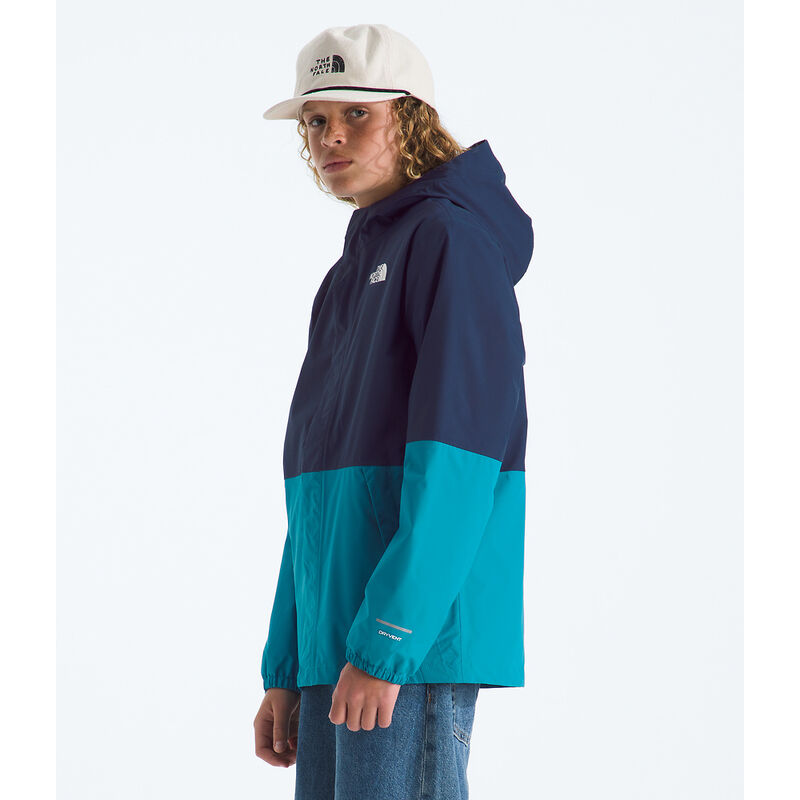 Boys' Warm Antora Rain Jacket, SUMMIT NAVY-DUSK BLUE, hi-res image number 3