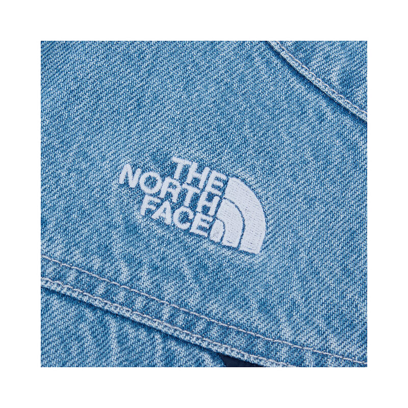 Women's Modular Cropped Denim Vest - AP, LIGHT INDIGO DENIM WASH, hi-res image number 4