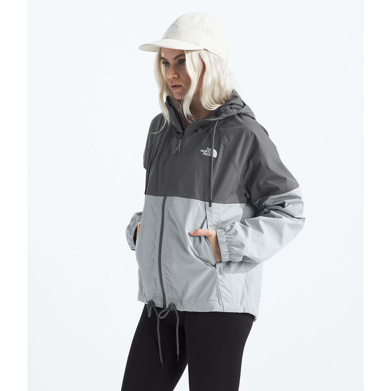 Women's Antora Rain Hoodie, SMOKED PEARL/HIGH RISE, hi-res image number 3