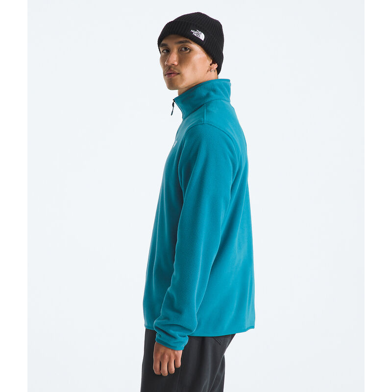 Men's Glacier Fleece &frac14; Zip Jacket, DUSK BLUE, hi-res image number 3