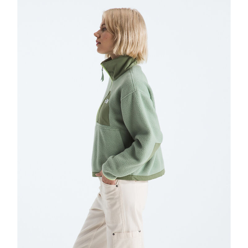 Women's Yumiori Off Peak &frac12; Zip Jacket, SLATE MOSS-BARK MIST, hi-res image number 4