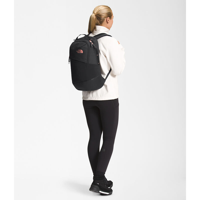 Women's Isabella 3.0 Backpack, TNF BLACK LIGHT HEATHER-BURNT CORAL METALLIC-NPF, hi-res image number 2