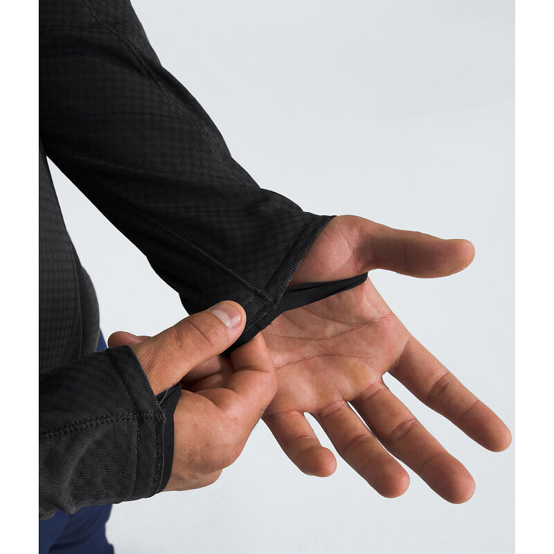 Men's Summit Series FUTUREFLEECE&trade; LT &frac12; Zip Jacket, TNF BLACK-NPF, hi-res image number 6