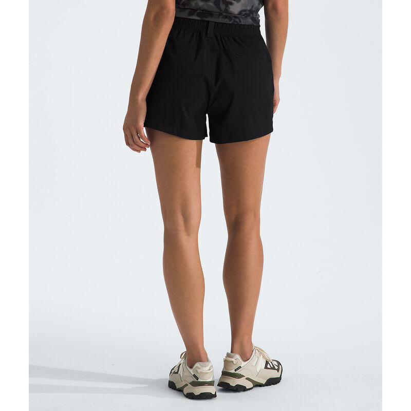 Women's Class V Pathfinder Pull-On 3" Shorts, TNF BLACK, hi-res image number 4