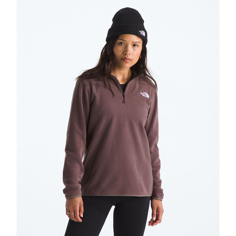Women's Glacier Fleece &frac14; Zip Jacket, TAWNY QUARTZ, hi-res image number 1