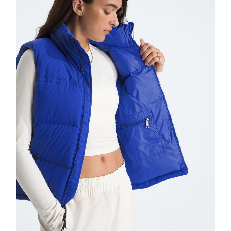Women's 1996 Retro Nuptse DTM Vest, TNF BLUE, hi-res image number 4