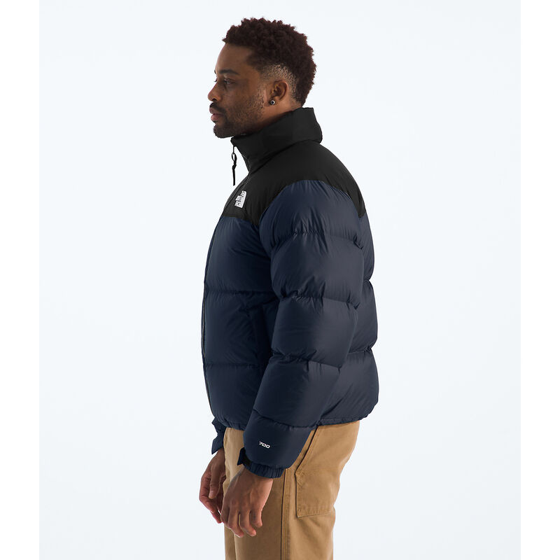 Men's 1996 Retro Nuptse Jacket, SUMMIT NAVY-TNF BLACK-RECYCLED DOWN, hi-res image number 3