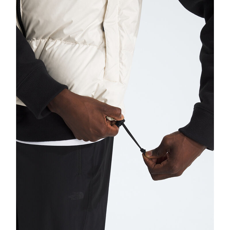 Men's 1996 Retro Nuptse Vest, WHITE DUNE-TNF BLACK-RECYCLED DOWN, hi-res image number 6