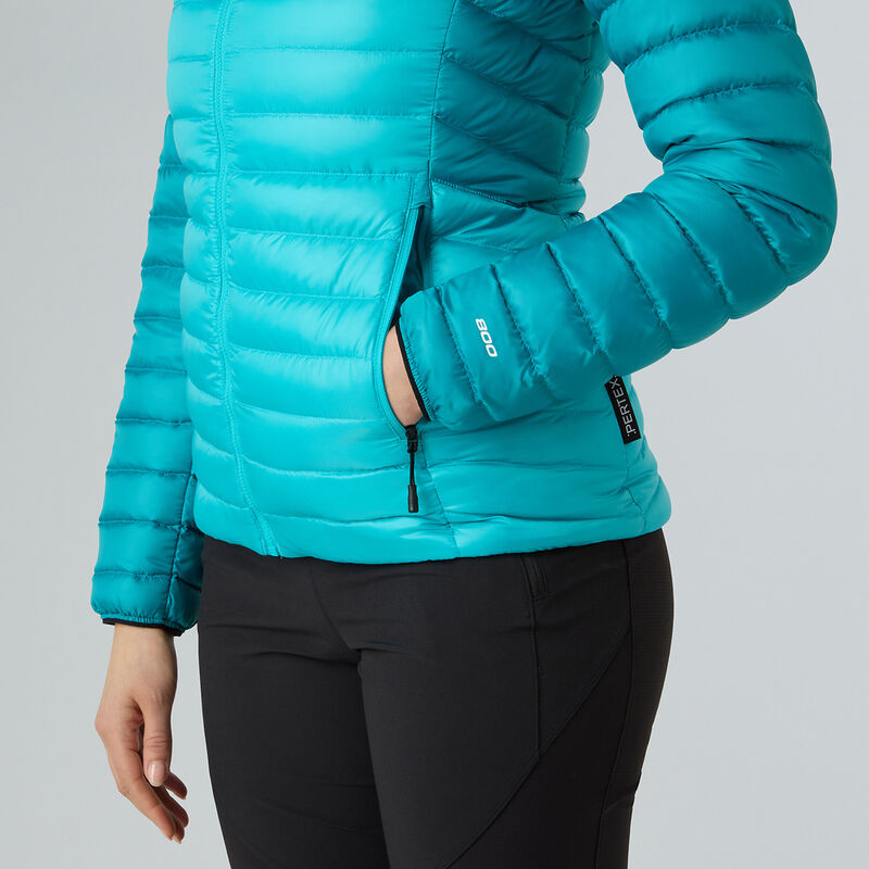 Women's Bettaforca LT Down Hooded Jacket, GALACTIC BLUE-DEEP TEAL, hi-res image number 8