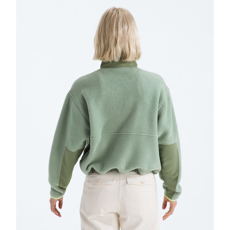 Women's Yumiori Off Peak &frac12; Zip Jacket, SLATE MOSS-BARK MIST, hi-res image number 5