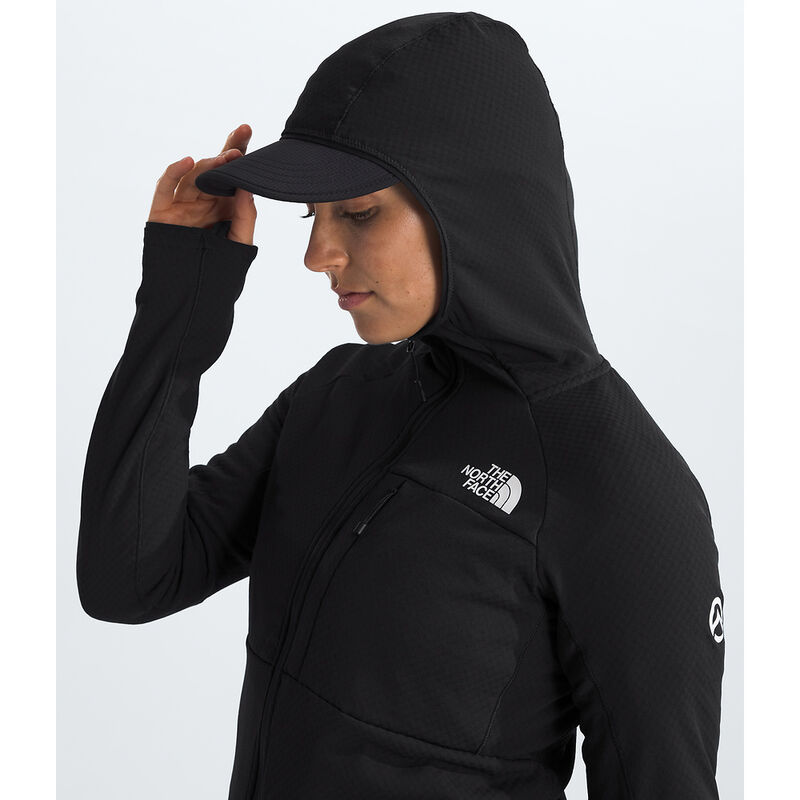 Women's Summit Series FUTUREFLEECE&trade; Full Zip Hoodie, TNF BLACK-NPF, hi-res image number 7