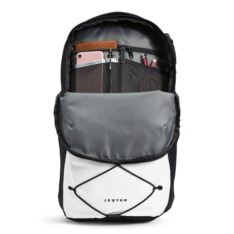 Jester Backpack, TNF WHITE/TNF BLACK, hi-res image number 5