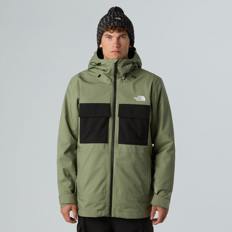 Men's Fourbarrel Triclimate&reg; Jacket, BARK MIST-TNF BLACK, hi-res image number 3