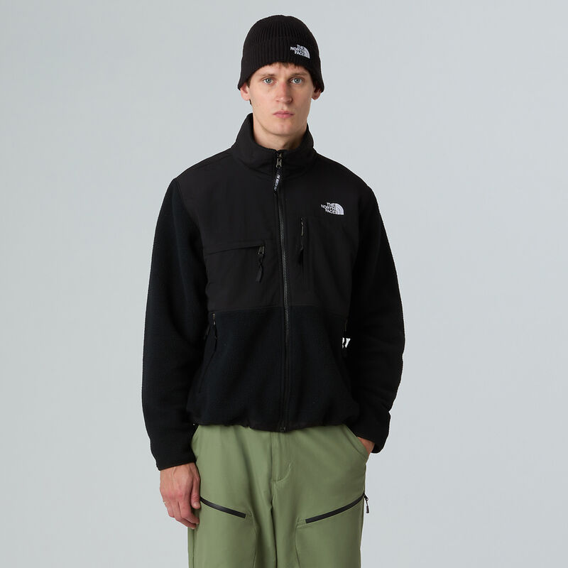 Men's Retro Denali Fleece Jacket, DESERT STONE-TNF BLUE, hi-res image number 1