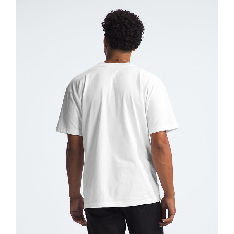 Men's Short-Sleeve Heavyweight Relaxed Tee, TNF WHITE, hi-res image number 3
