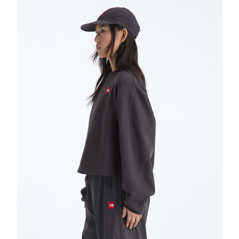 Women's TNF&trade; Red Box Crew, OBSIDIAN, hi-res image number 3