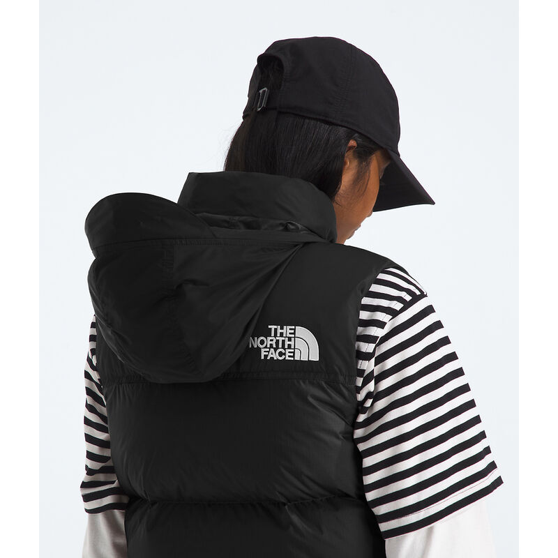 Women's 1996 Retro Nuptse Vest, TNF BLACK-RECYCLED DOWN, hi-res image number 8