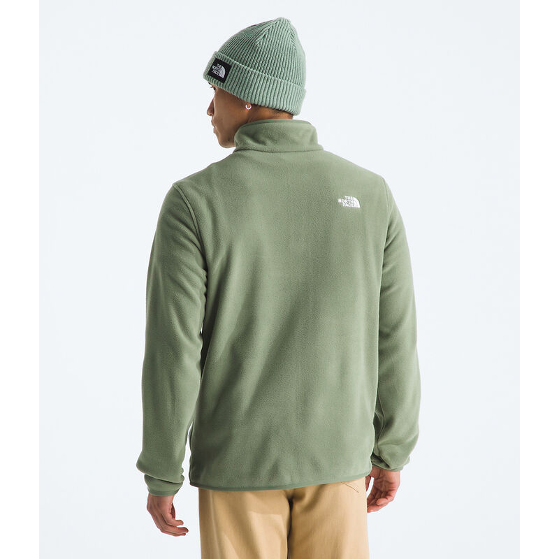 Men's Glacier Fleece &frac14; Zip Jacket, BARK MIST, hi-res image number 4