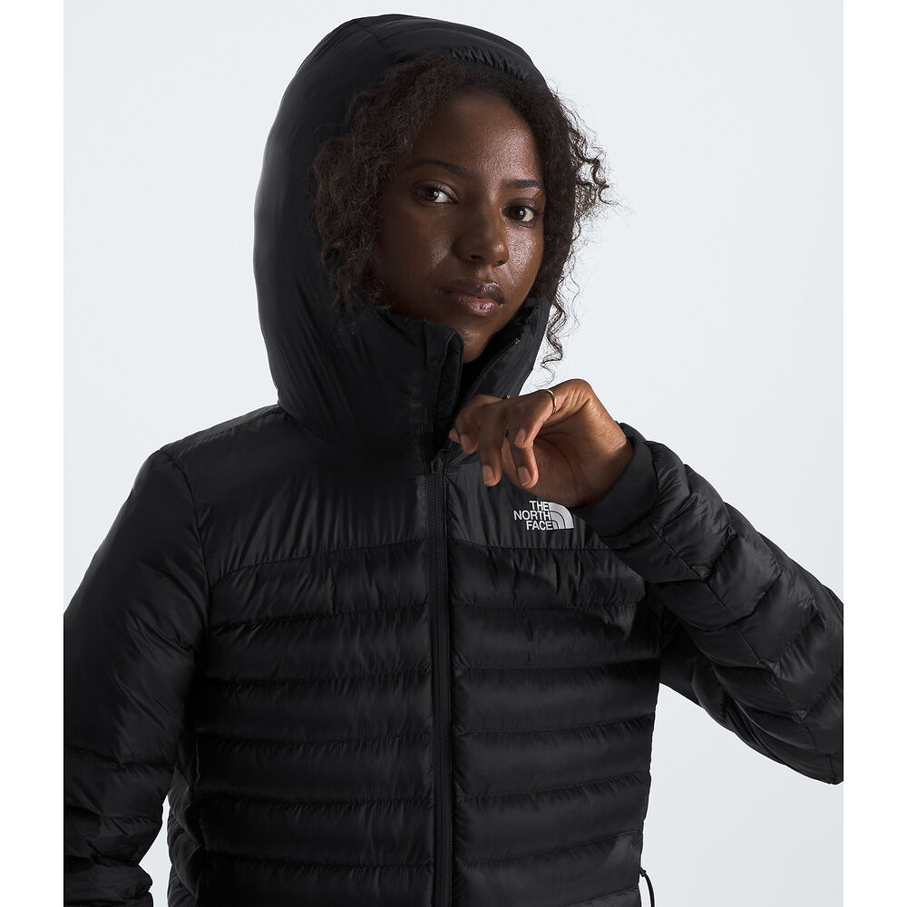 Women's Terra Peak Hooded Jacket TNF BLACK Insulated The North