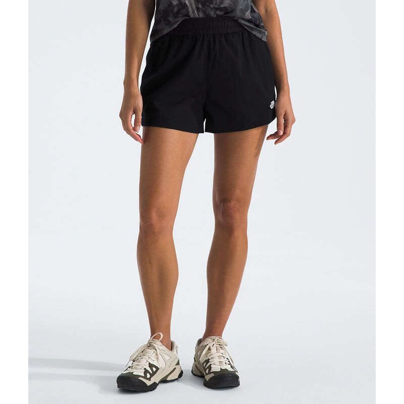 Women's Class V Pathfinder Pull-On 3" Shorts, TNF BLACK, hi-res image number 1