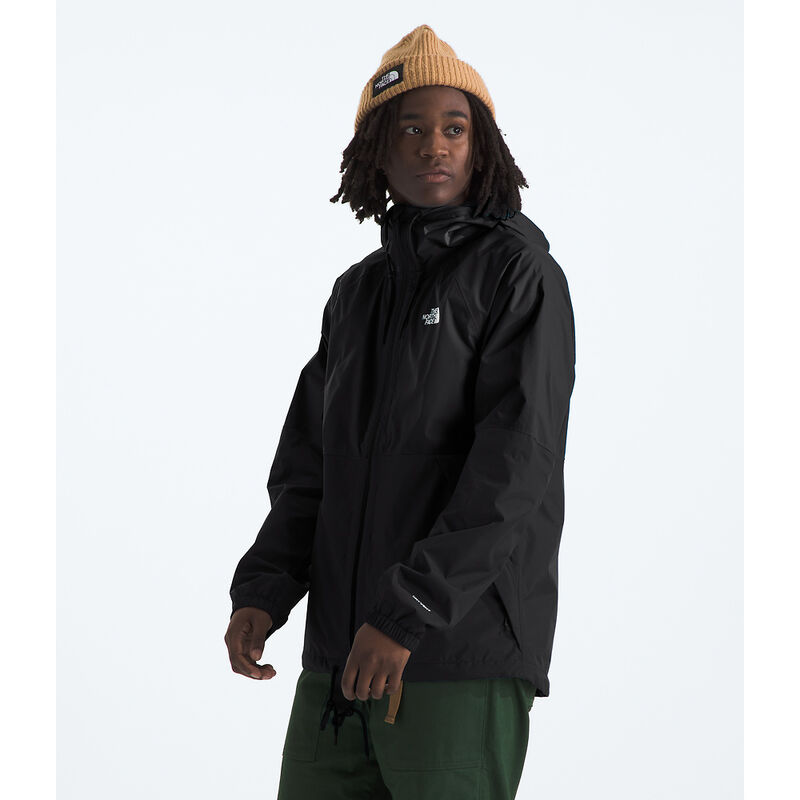 Men's Antora Rain Hoodie, TNF BLACK-NPF, hi-res image number 3