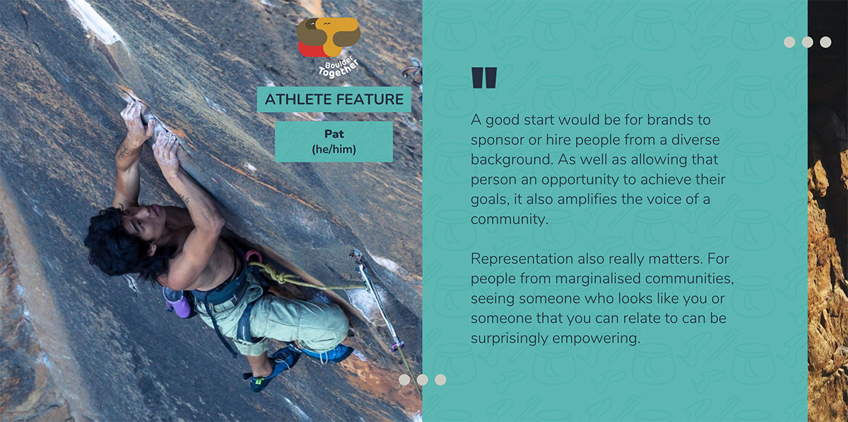 Pat, Featured Athlete